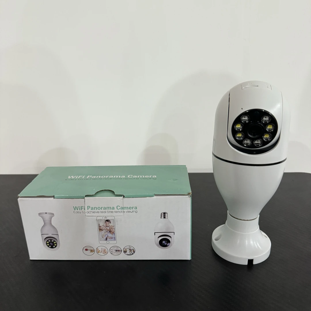 360度全景灯泡摄像头无线wifi高清夜视监控器家用摄像头