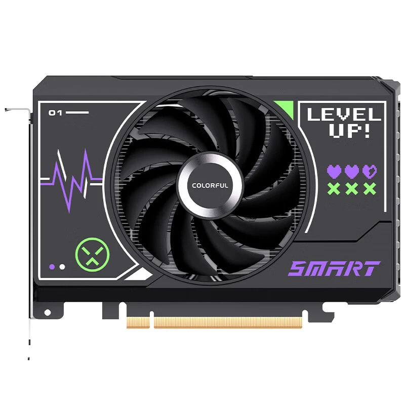 七彩虹（Colorful）RTX 4060 灵动mini 8GB/单风扇光追电竞游戏显卡