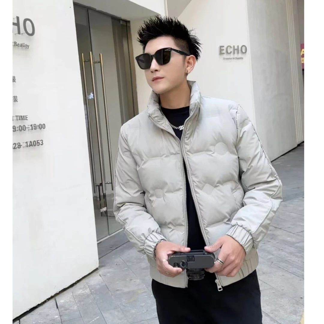 男士冬季短款立领加厚保暖潮流休闲外套-888