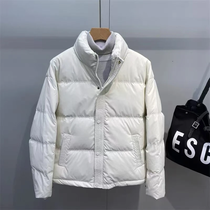 冬季男士立领棉服加厚保暖休闲时尚外套-3056