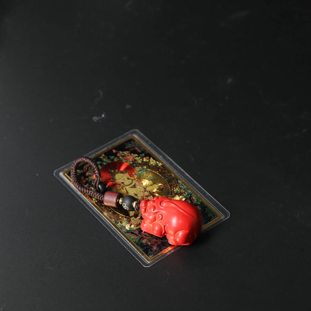 非金属吊坠 朱朱貔貅包挂（赠度母手机贴）约50*80mm11240120-04