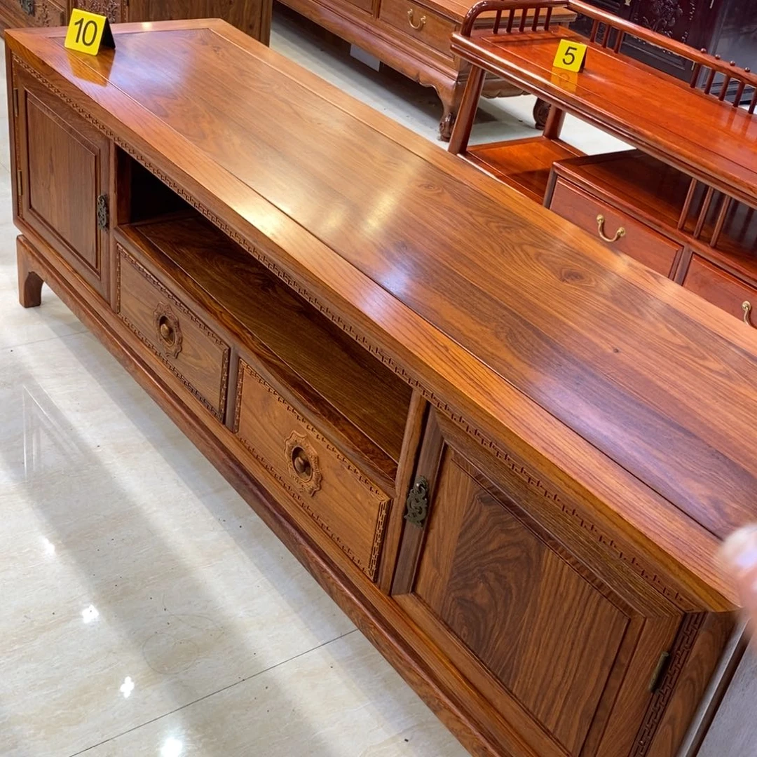 紫檀木类储物柜唯***力电视柜