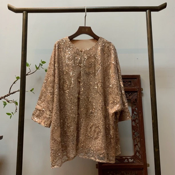 【南音】新中式重工穿珠百搭外套W50091