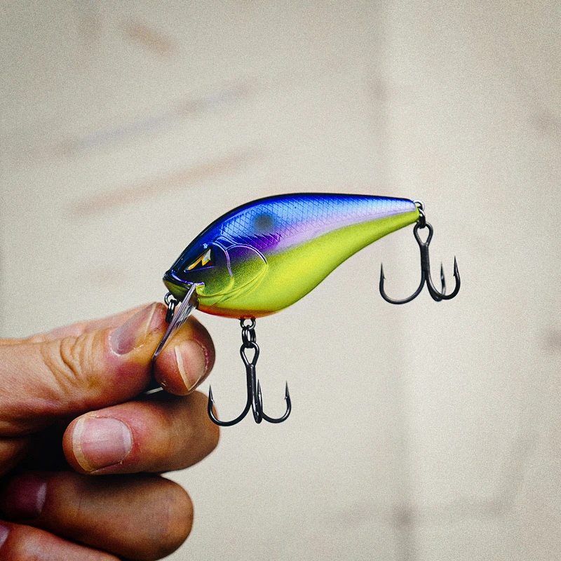 ARK CT1.5/CT2.5 噪音浅层方舌板胖子 CRANKBAIT 远投三本钩