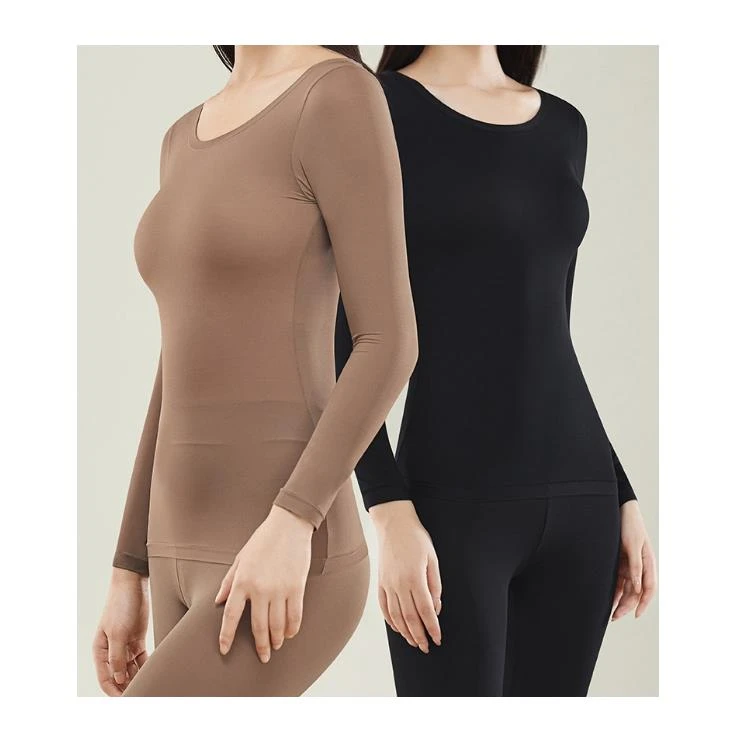 【LAZYVISION】秋冬保暖紧身打底修身内穿背心美肤衣套装ZMD-10933