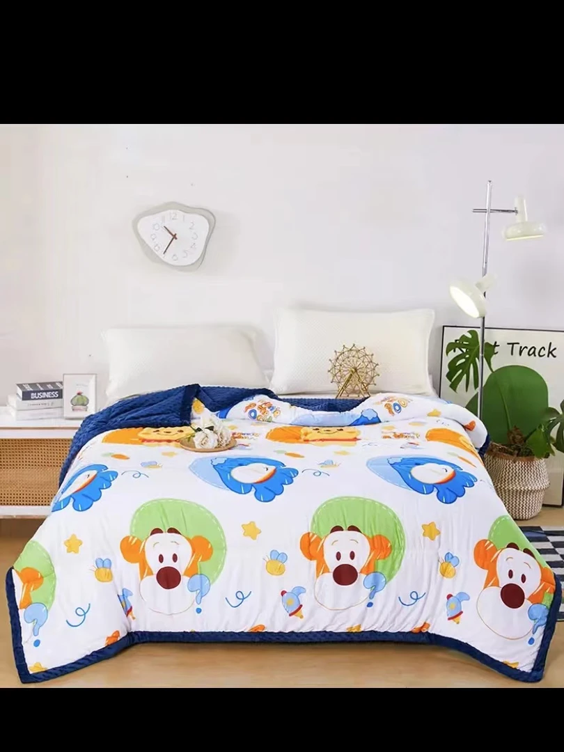 【宠粉专享】印花棉豆豆机洗冬被春秋被四季盖被商品图