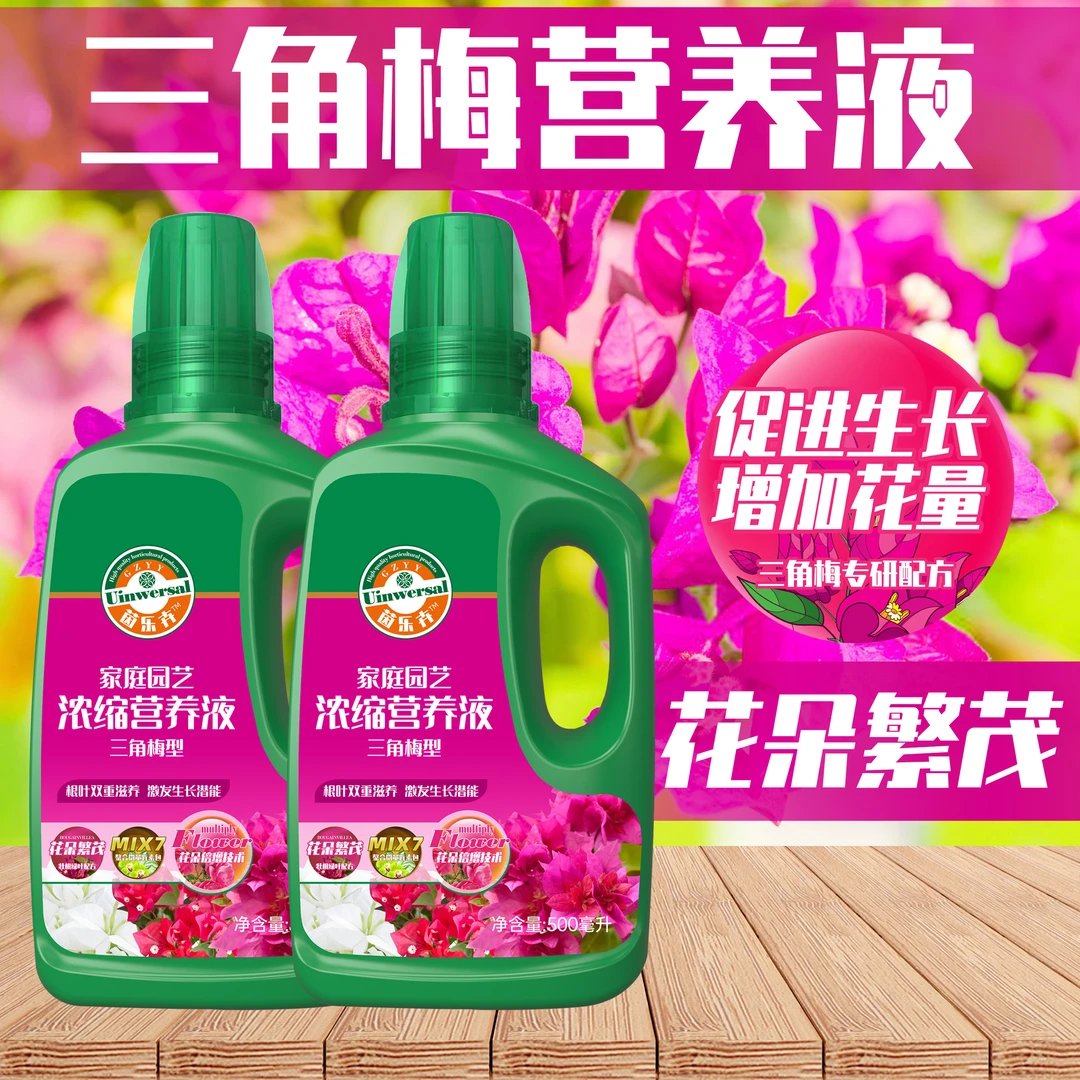 三角梅开花专用营养液肥梅花盆栽通用花卉植物肥料开花爆花缓释肥