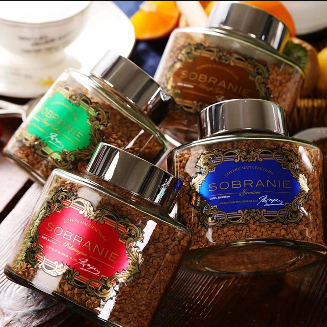 俄罗斯原装进口黑咖啡冻干速溶无蔗糖美式意式咖啡健身食品