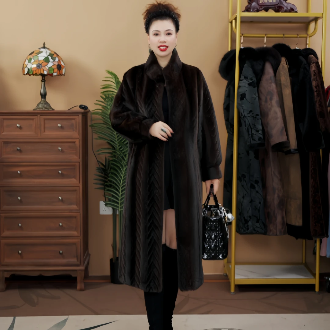 【莲姐推荐】9695时尚冬季气质女士百搭保暖设计师外套