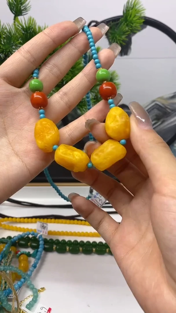【闪购商品】蜜蜡毛衣链未镶嵌M39项链
