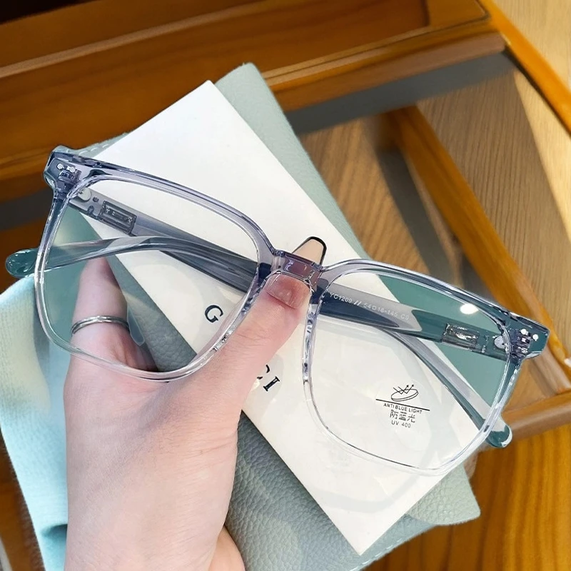 实体店网红时尚百搭复古定制带近视度数眼镜yc1209