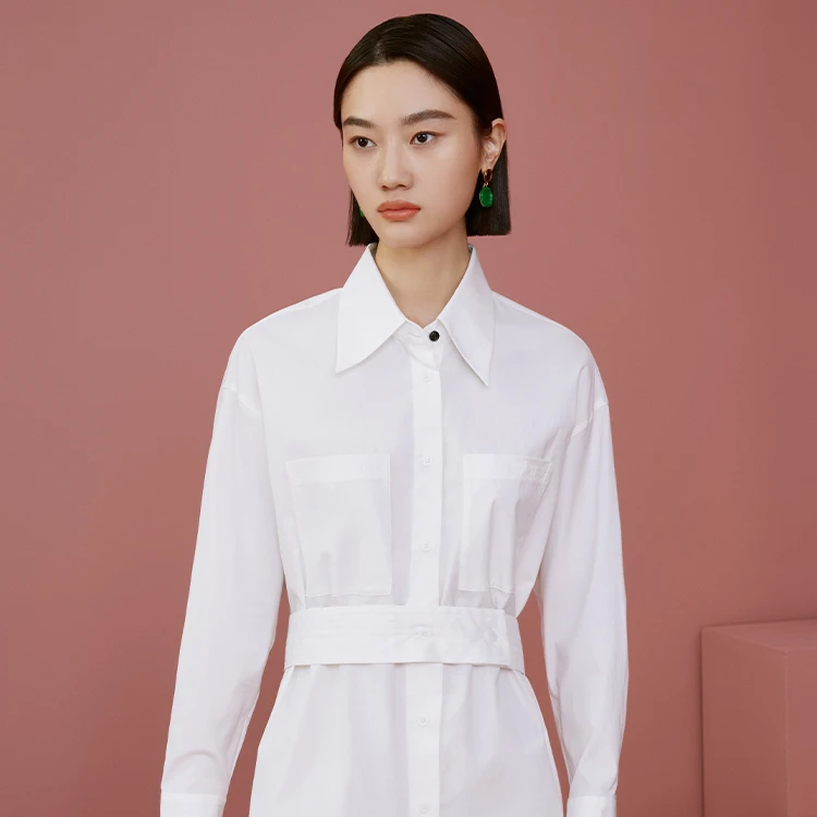 【许半夏推荐】衬衫女士女士收腰