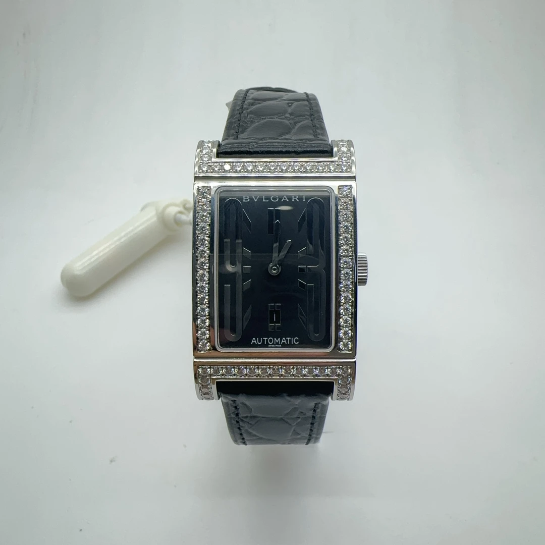 95新 BVLGARI/宝格丽 13141/宝格丽自动机械腕表/26*45/表扣后配