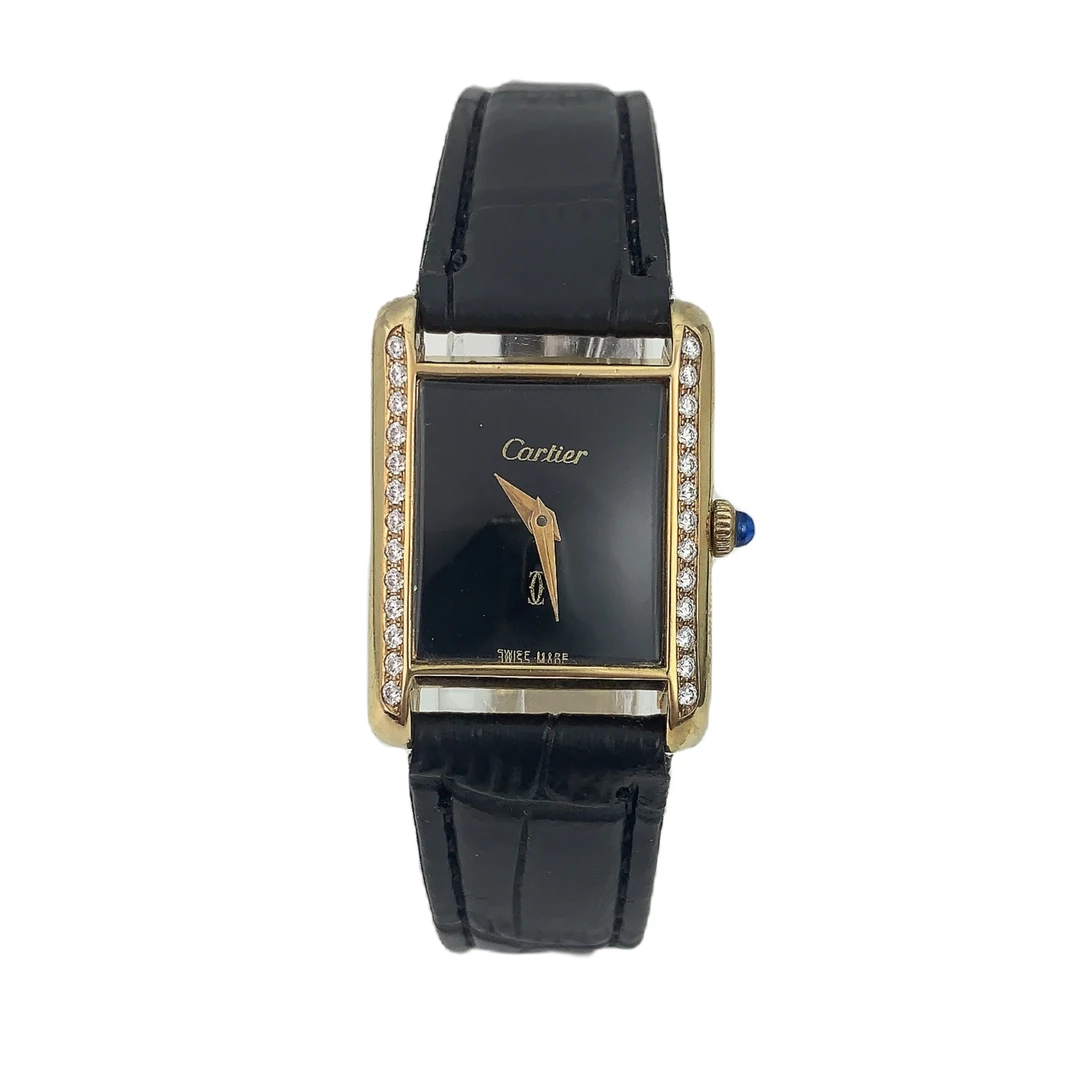 95新 Cartier/卡地亚 50020/A手动机械/19*20盘/表带扣后配/后钻