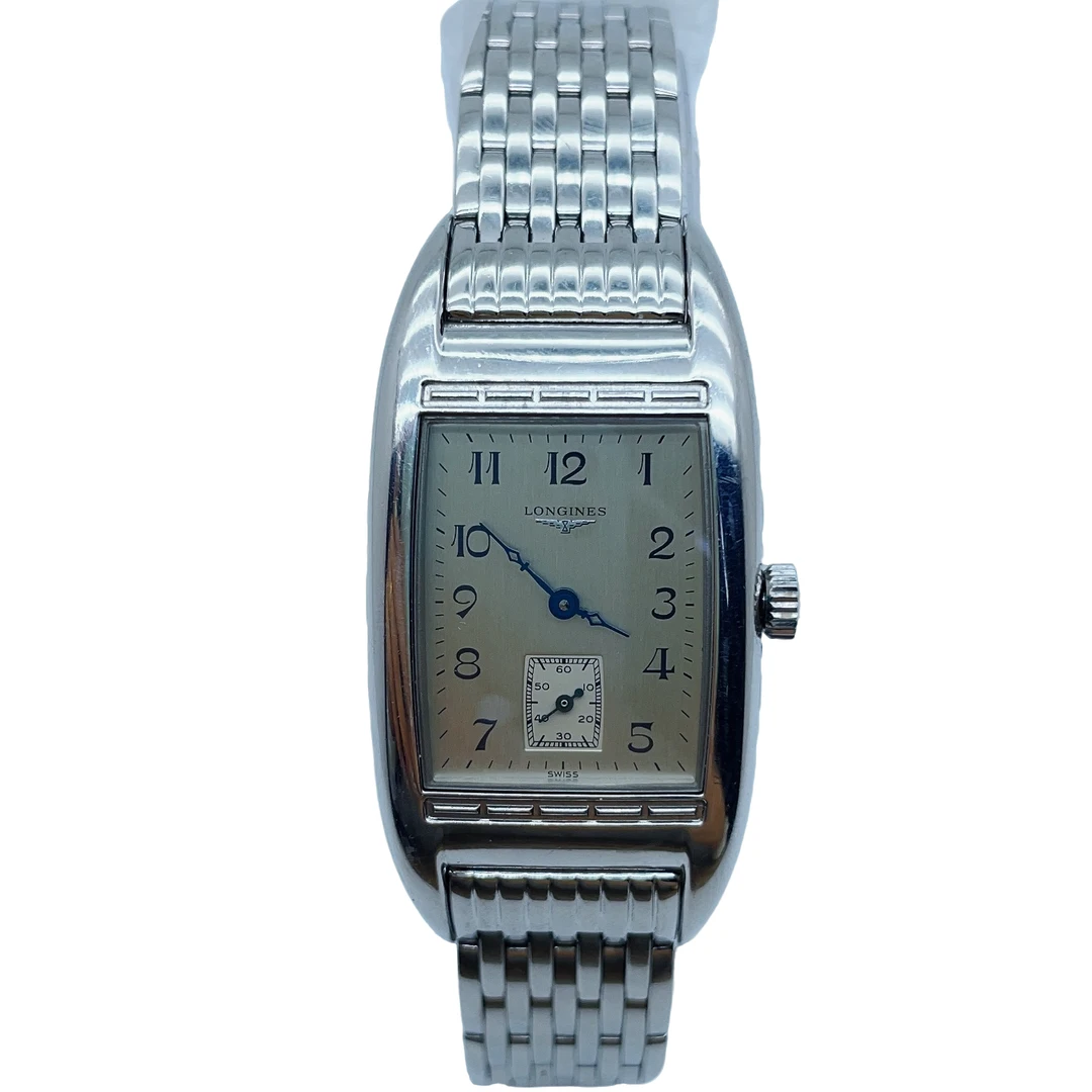 95新 Longines/浪琴 20070/石英女表贝雅系列/25*35盘/原装