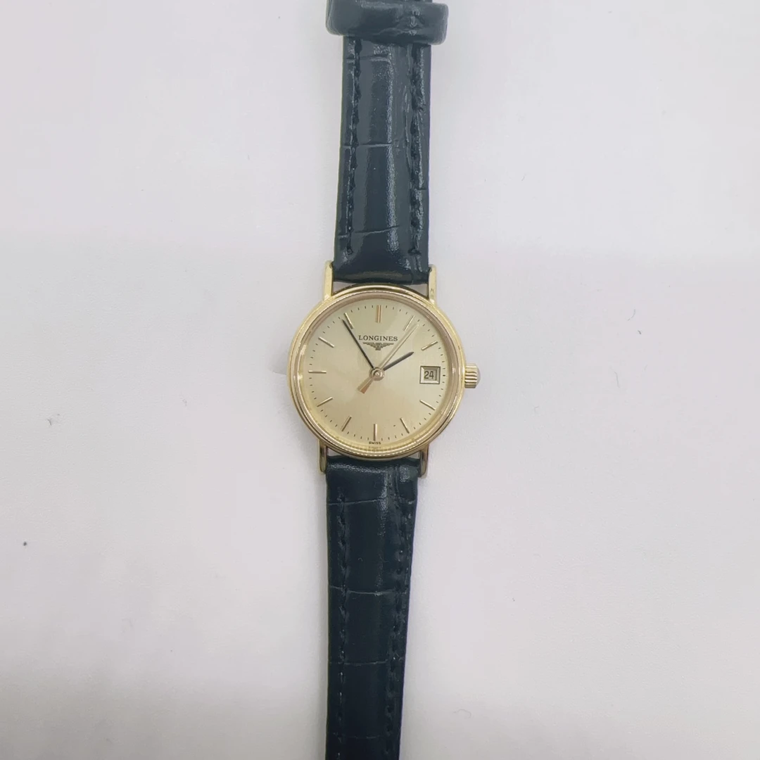 95新 Longines/浪琴 70164/浪琴系列/女士石英表/23.5/带扣后配