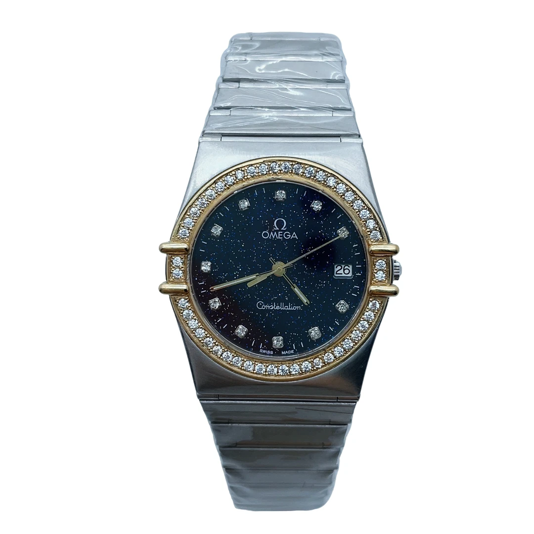 95新 Omega/欧米茄 星座石英腕表/32盘/后钻盘-70254