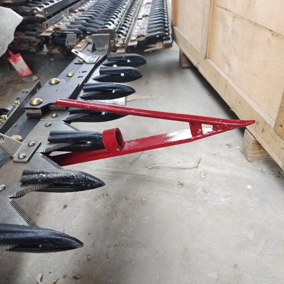 沃得锐龙收割机配件 久保田 沃得倒伏专用叉子护刀器安装倒伏专用