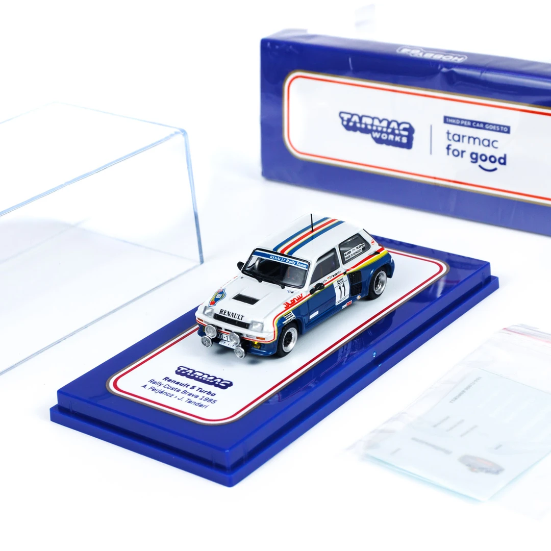 Tarmac Works TW 1:64 雷诺Renault 5Turbo Rally 合金拉力车模型