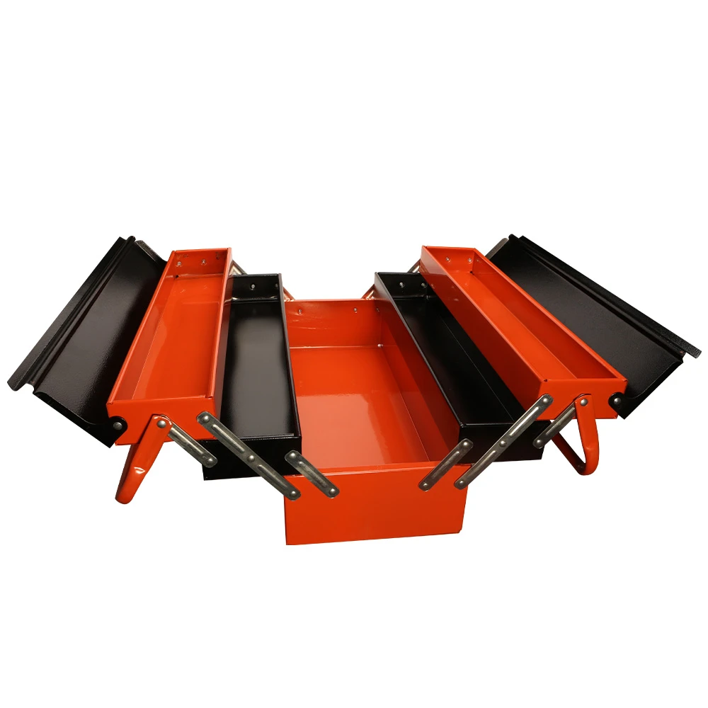 单双提手三层铁皮工具箱