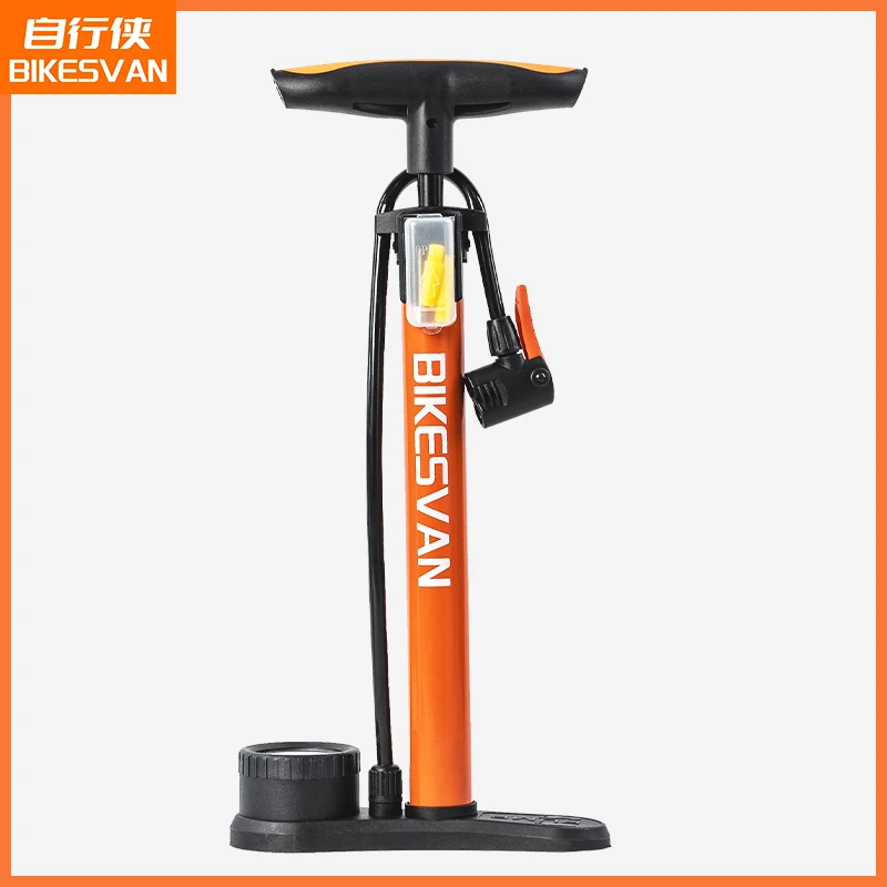 BIKESVAN自行车打气筒美法嘴通用高压山地车摩托车洛克兄弟打气筒