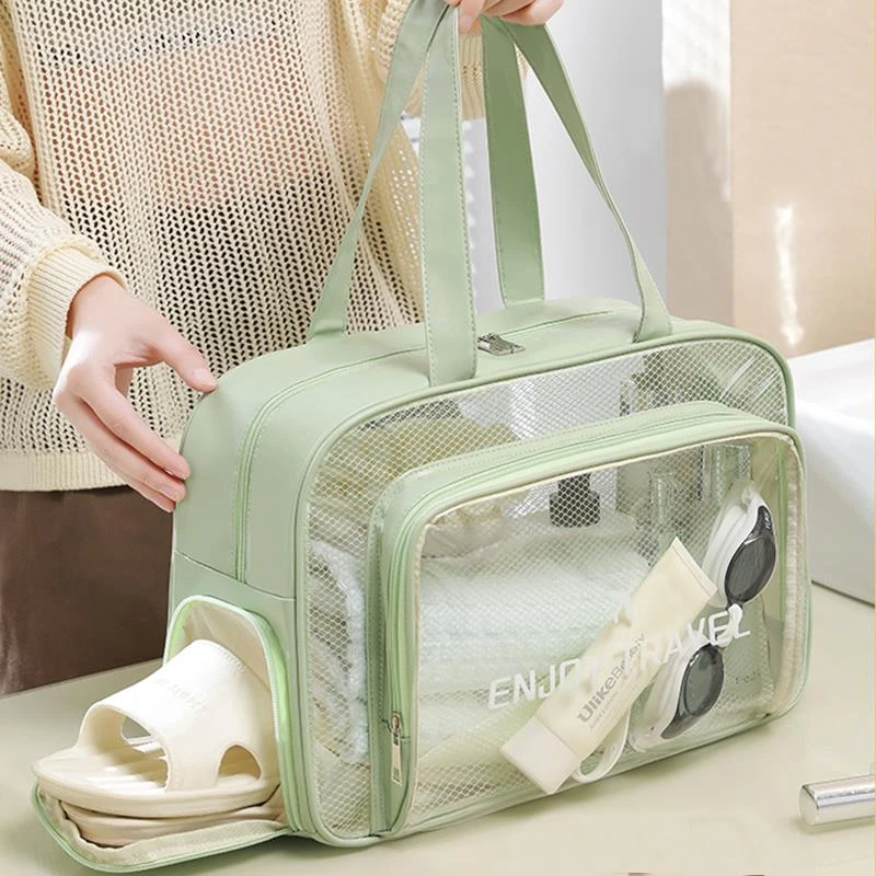 FAVMARTHA干湿分离洗澡包洗漱包女大容量健身游泳包2024新款浴兜