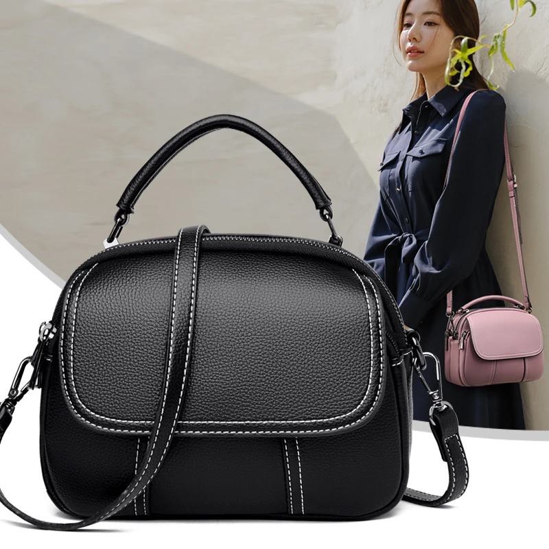 时尚休闲百搭简约单肩包气质潮流小包包女士包包斜跨包中年妈妈包