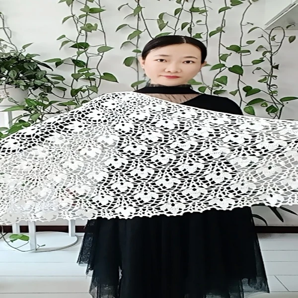 雪芙蓉披肩线上教程