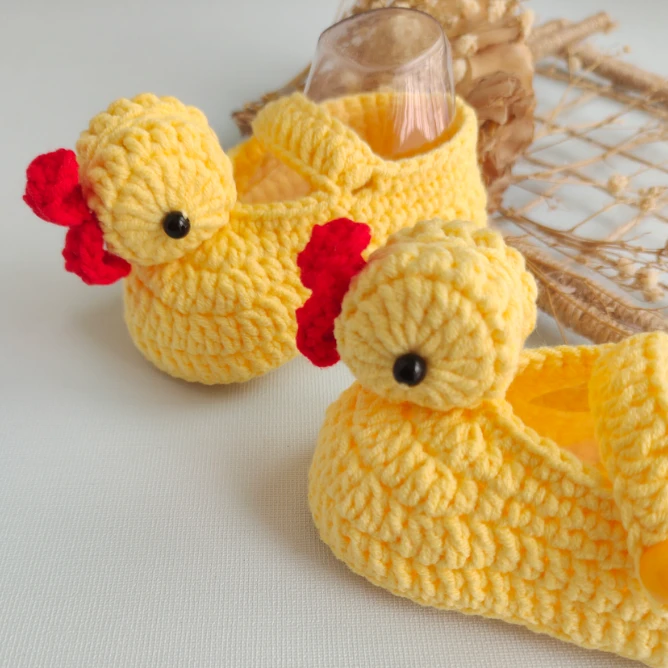 手工钩织宝宝鞋帽教程