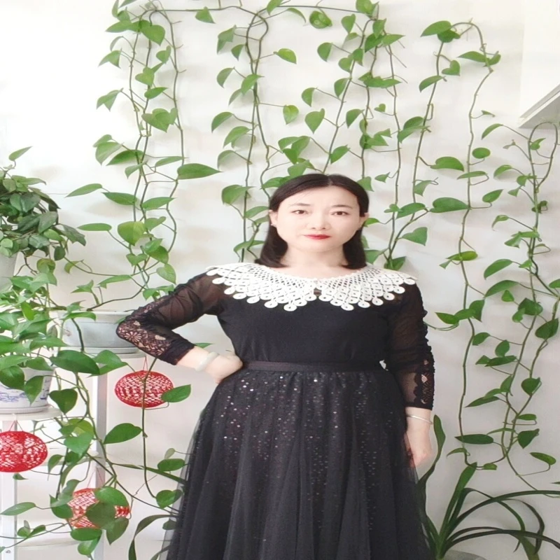 孔雀翎假领子教程