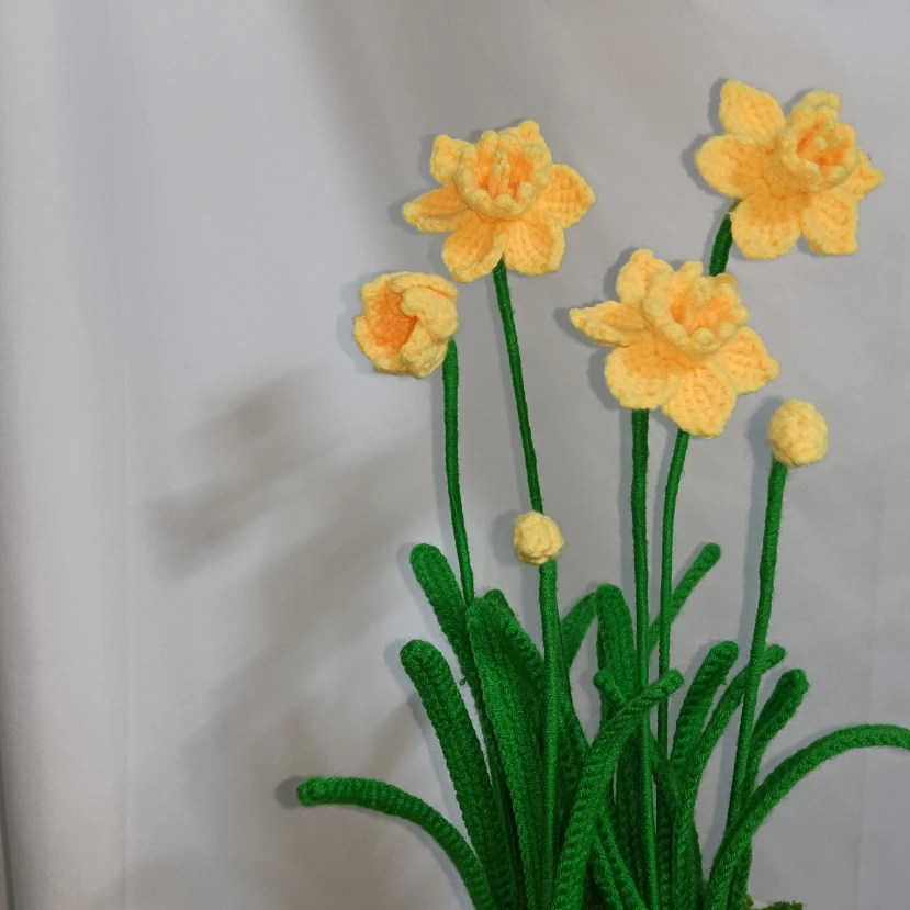 巧巧手作的洋水仙手钩花视频教程