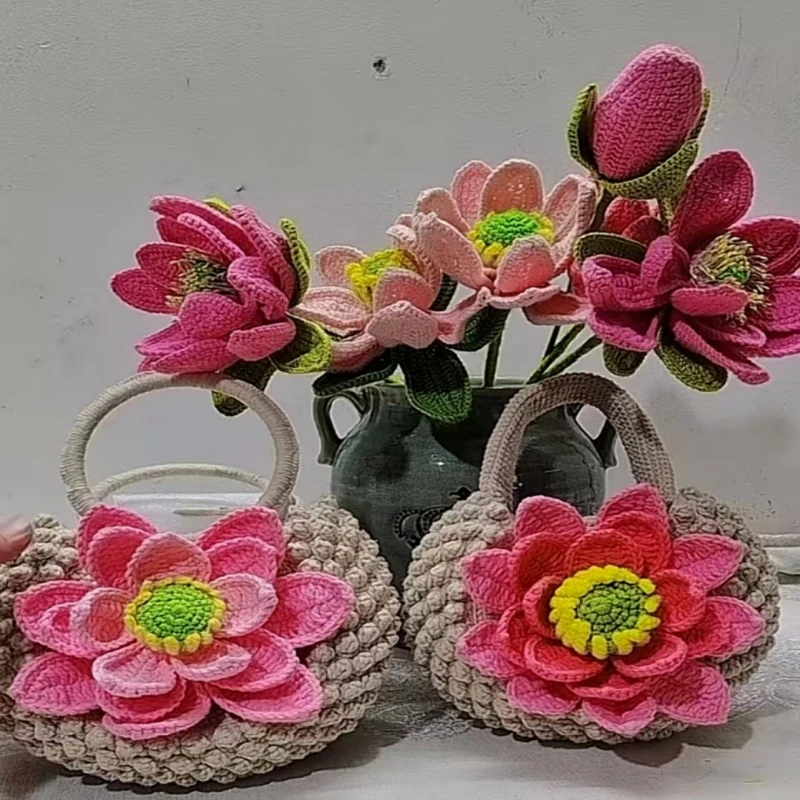 荷花，铃兰，草莓包包合集教程