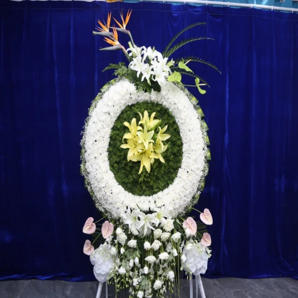 鲜花花圈制作教程