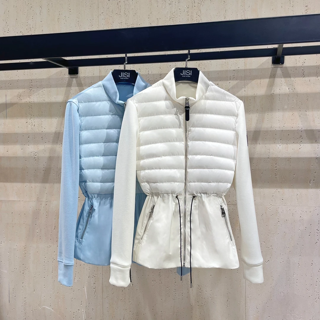 JISI M系列运动轻便系列拼接收腰羽绒服-YR24367