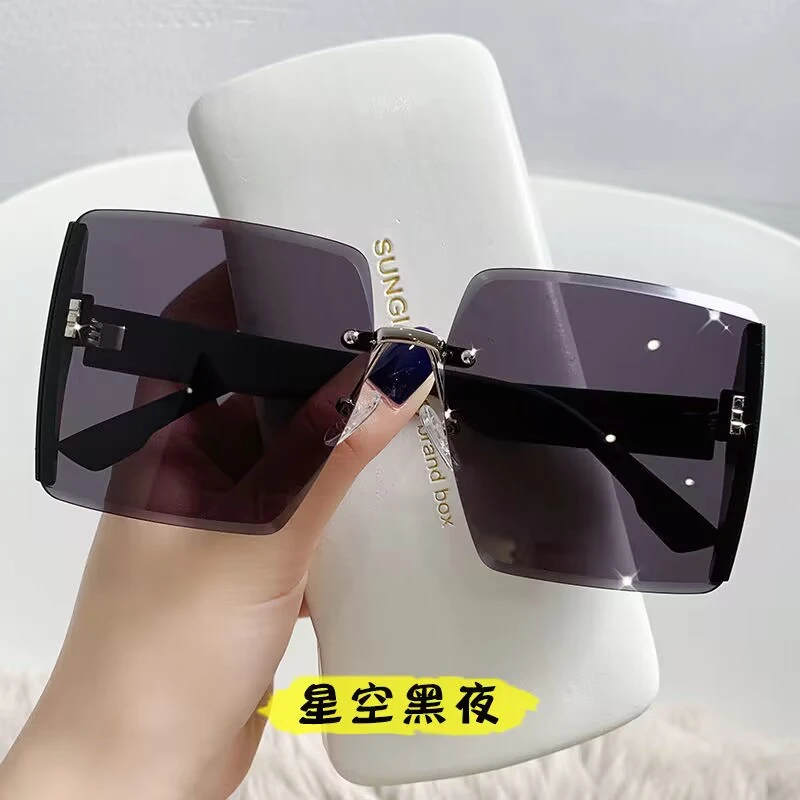 超级好看时尚高颜值潮搭墨镜高级感ins太阳眼镜街拍必备大脸显瘦