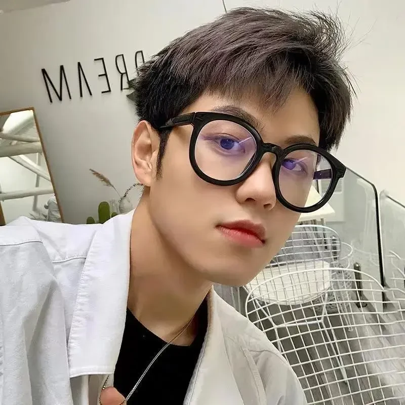 新款GM大黑框日系眼镜男女素颜神器防蓝光辐射学生韩版防辐射护眼