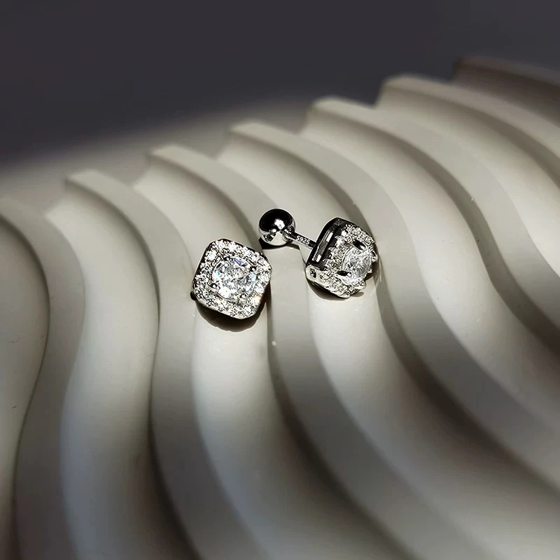 铜合金耳饰 爆闪耳骨钉睡觉免摘螺丝拧扣甜酷耳钉耳饰耳蜗钉F1387