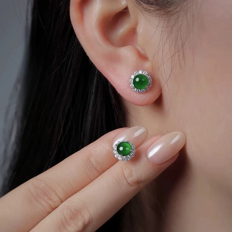 铜合金耳饰 气质耳钉独特耳环新款高级感耳饰女耳坠饰品F1313