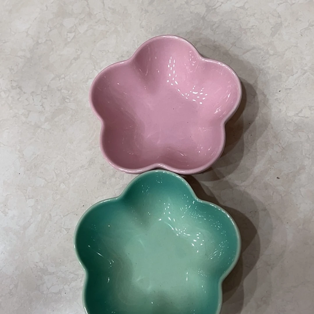 【闪购商品】陶瓷碗5寸浅粉