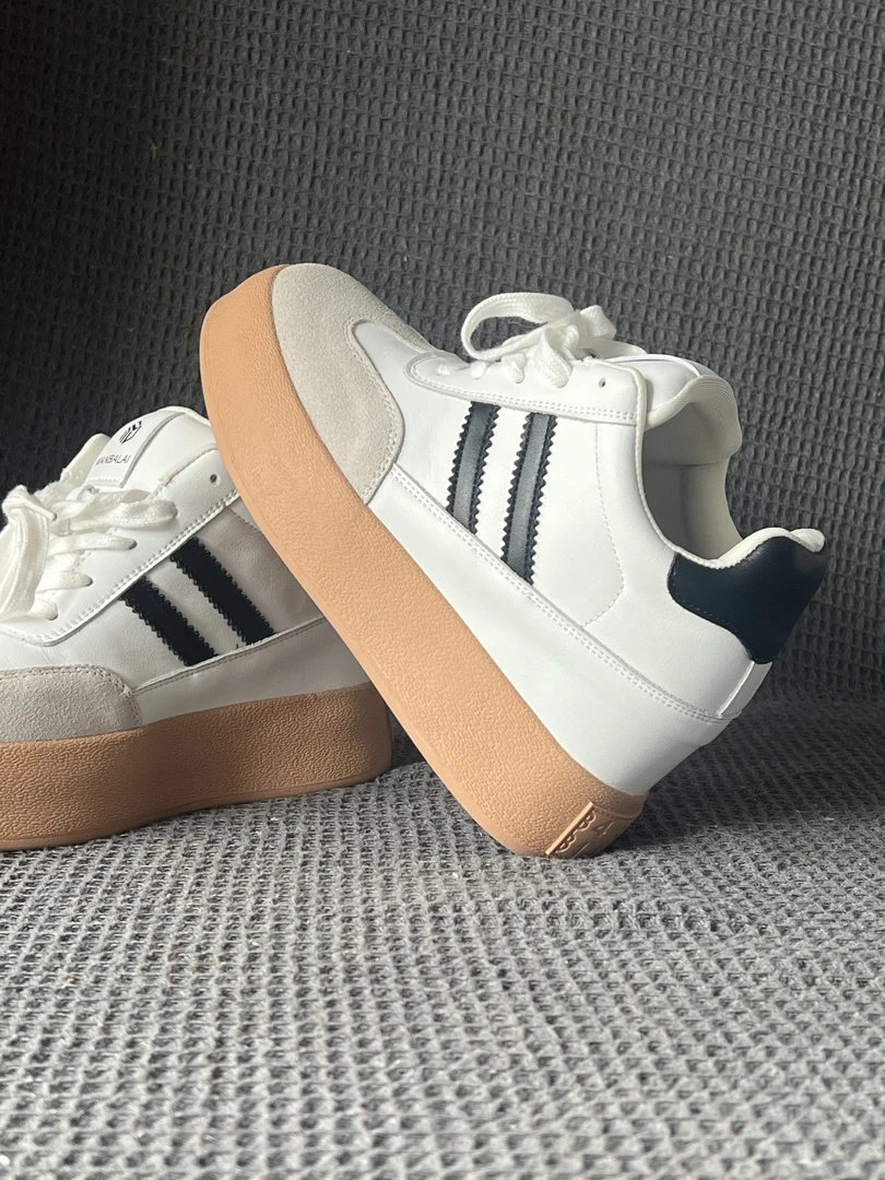 新款鞋秋季休闲鞋隐形内增高10CM德训鞋时尚百搭鞋子潮流女鞋休闲