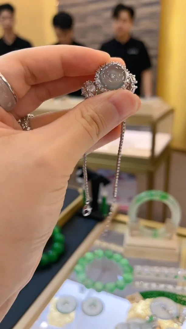 【闪购商品】翡翠手链银S925镶嵌多样性团购发一件