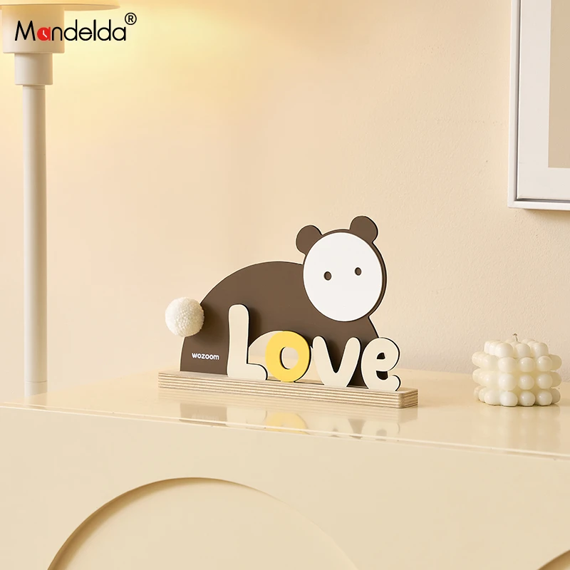 Mandelda欢迎回家进门口玄关摆件入户家居客厅电视柜装饰品