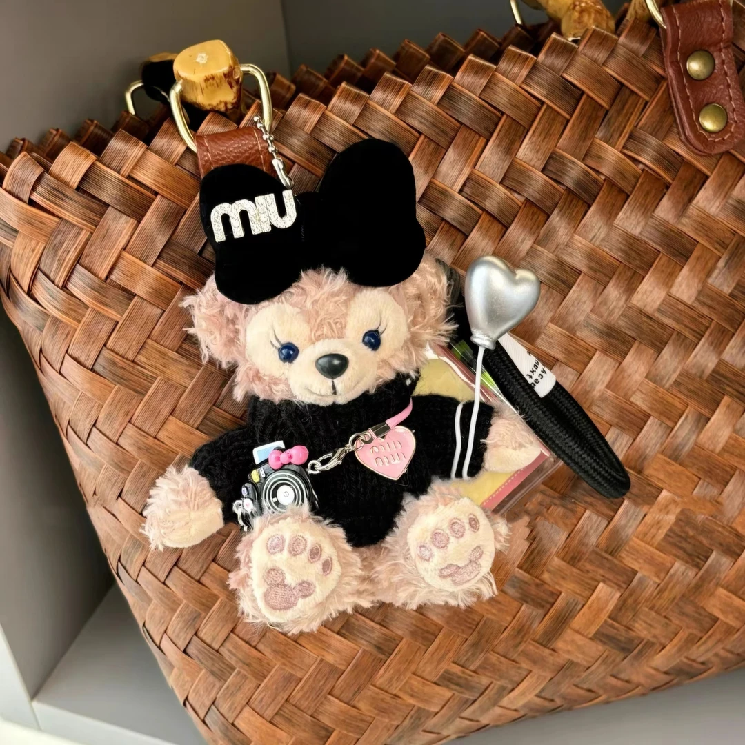 甜脸雪莉玫包包挂件公仔毛绒玩偶达菲小熊汽车钥匙扣挂饰女生礼物