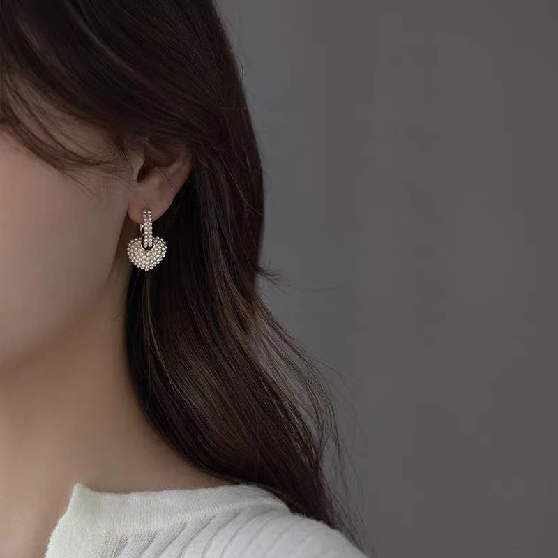 气质轻奢时尚百搭复古法式小众简约耳环-5537