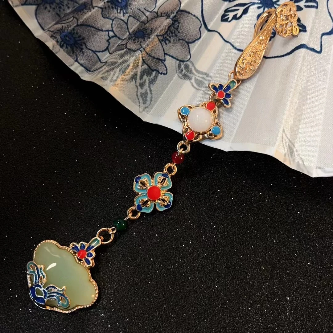 铜合金胸针 【含花似露】古风款胸针女X1013