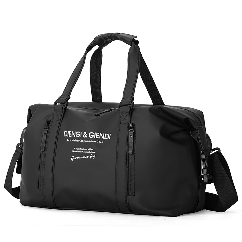 IDIGI男士大容量斜跨多功能旅行包健身包干湿分离便携商务旅行袋