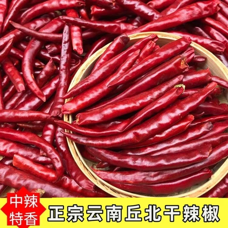 正宗丘北干辣椒严选香辣美味中辣特香饱满鲜红精选新货全干