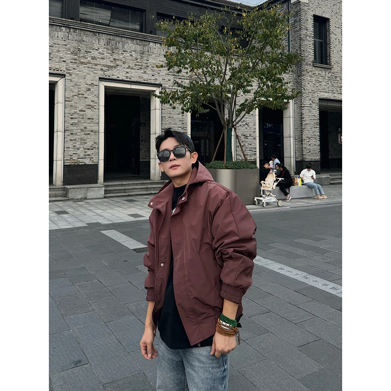 《现时福利价三天》三防面料百搭休闲宽松连帽冲锋夹克外套