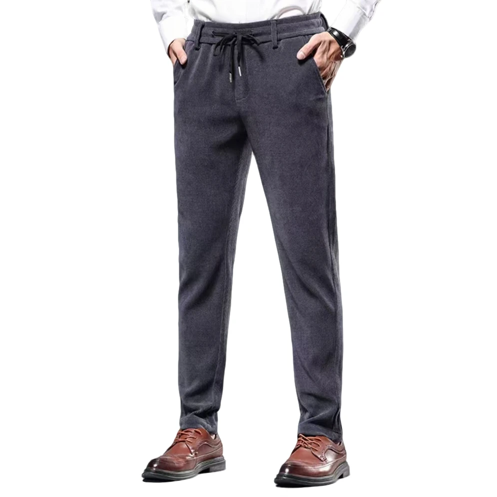 2024春秋新款卫裤时尚休闲裤男百搭束脚直筒裤子989长96