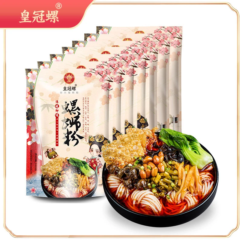 皇冠螺柳州螺蛳粉经典款330克*7包装香辣酸爽懒人夜宵方便速食装